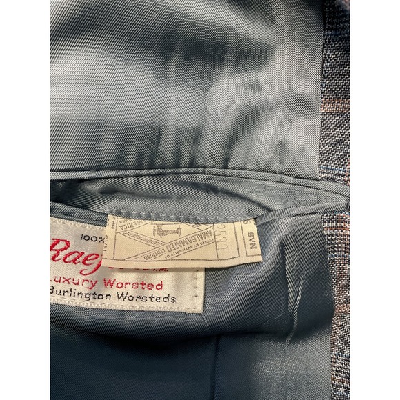 3 pc -100% Pure Wool Plaid Suit - Picture 9 of 16